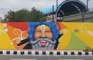 Mural Art in Metro Station